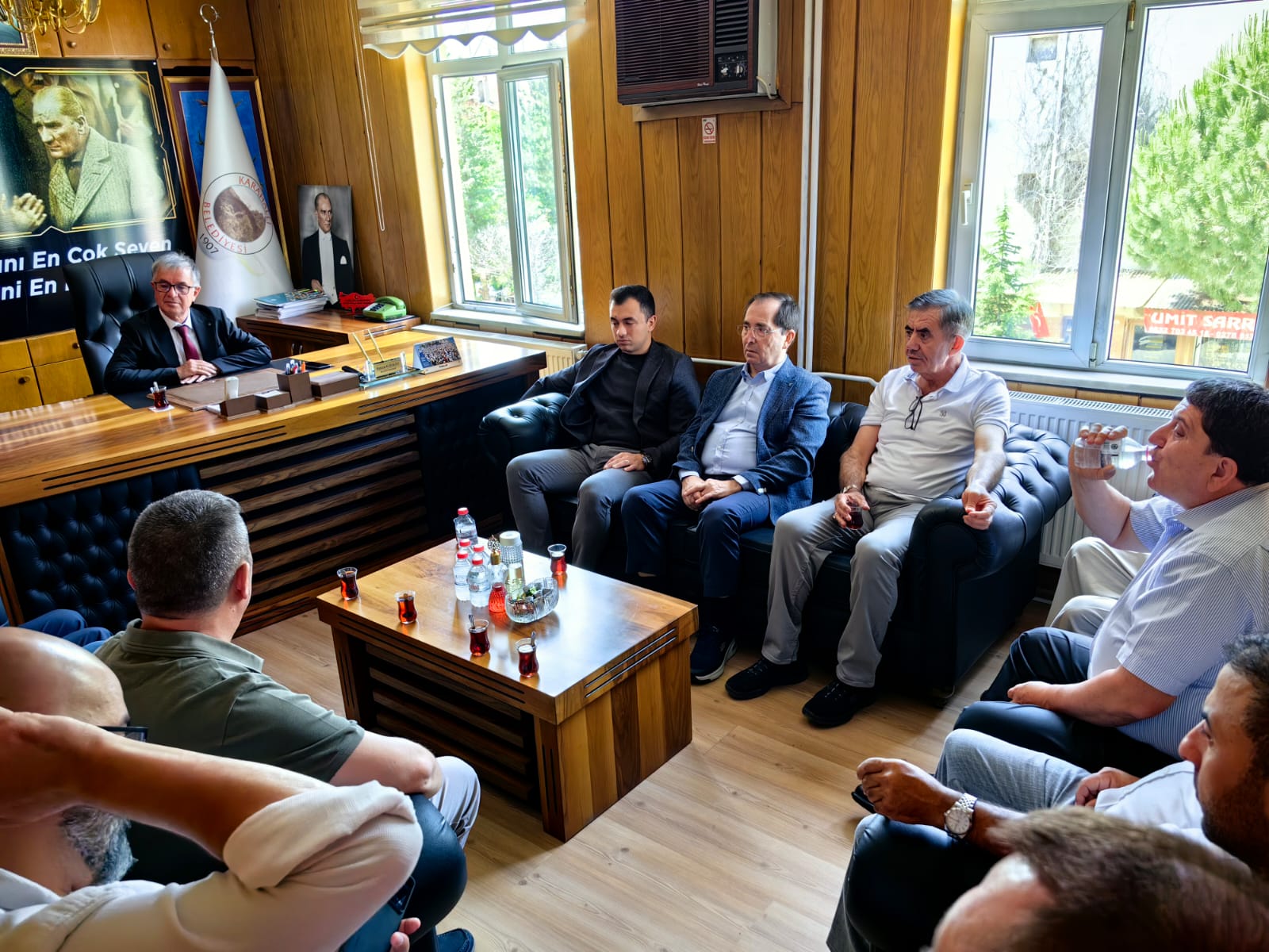 Başkanla Fotoğraflarımız